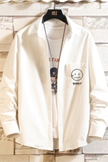 CS15072-P38加绒款-P48长袖衬衫男士大码宽松衬衣男寸衫砖墙，男装衬衫，电商A040A