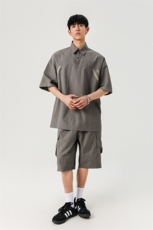 美式复古轻薄拼色短袖polo衫套装装休闲外套A406TZ3079特P60，男装Polo衫，星座309（原A406）