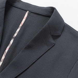 秋季新款西装男西服简约外套西服商务休闲小西装单西图片