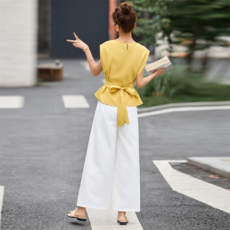 休闲套装女2025新款巨好看的韩系夏日绝美气质穿搭显瘦减龄两件套,女装套装/套裙,意芙
