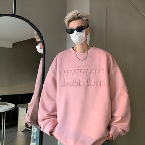 B359-YL2325特P38限价68美式字母钢印重磅加厚男女卫衣痞帅青年图片