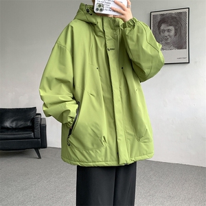 8XL-M冲锋衣外套男加棉加厚夹克秋冬户外登山服JK1313 薄P90控110图片