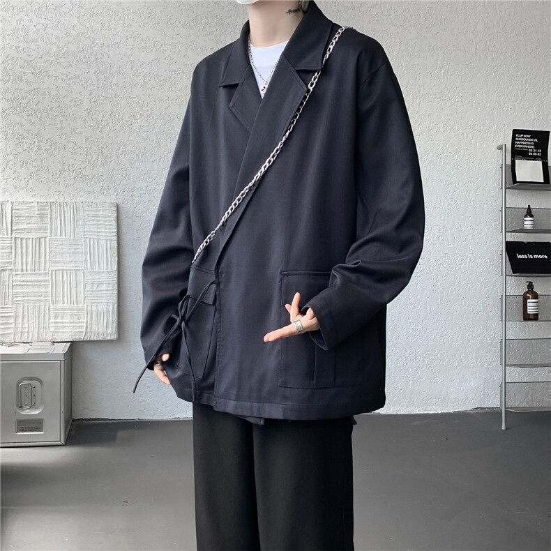 现货KS1162-特P50控98新中式小众西装大码外套长袖,男装衬衫,电商A059