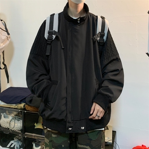 抖音直播！垫肩阿尔法飞行员夹克男 XH35-70图片