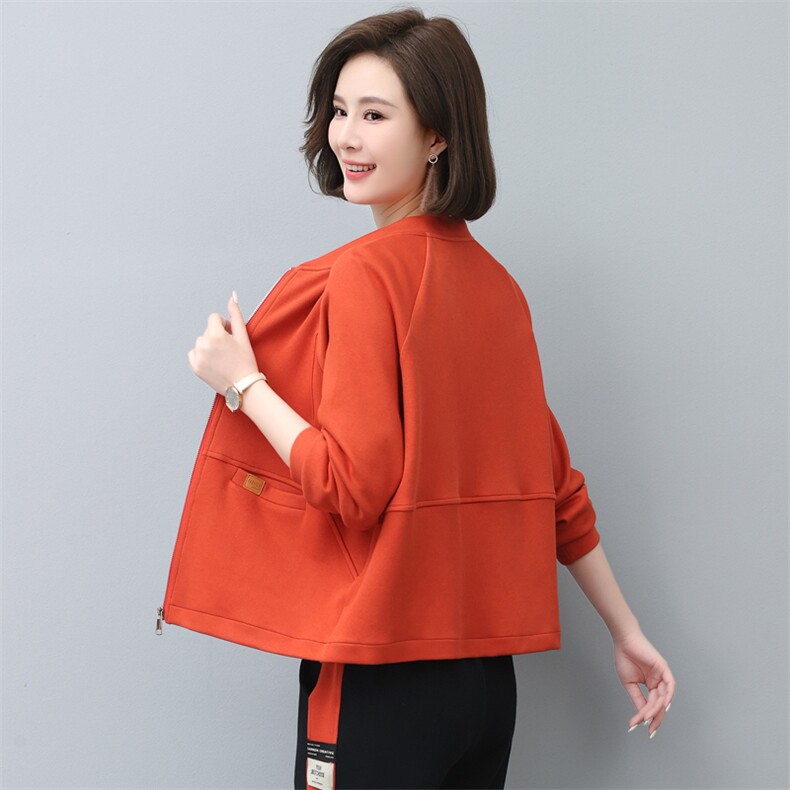 时尚休闲开衫卫衣外套女宽松显瘦百搭长袖上衣春秋新款韩版潮流,女装卫衣/绒衫,依恋蒂丝