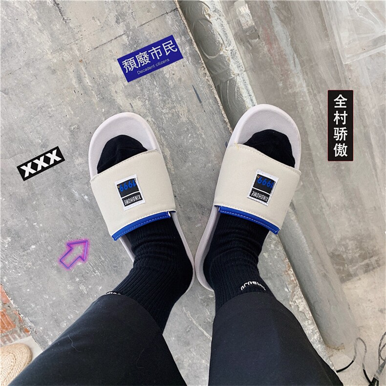 2021夏季新款拖鞋情侣百搭韩版ins休闲外穿凉拖潮男女A2-P15,男鞋拖鞋,星座1501