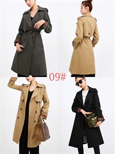 秋季新款长款风衣时尚，女装风衣，YO\VLF雅洛菲
