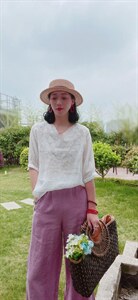 纯苎连衣裙小衫裤子裙子衬衣
时尚风
风淑女风休闲风图片
