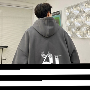 ！重磅大码M-4XL得物品质加厚连帽卫衣 RH6239-特P35加绒P42图片
