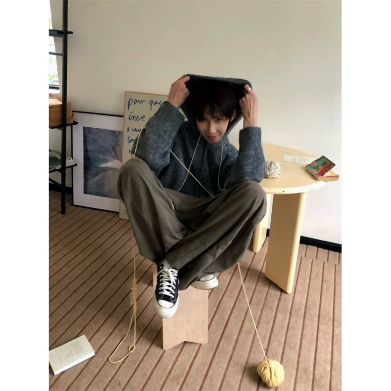 高质量北极绒美式校园开衫毛衣MY0106-特批60图片