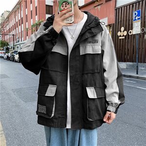 韩版帅气宽松工装夹克男士潮牌上衣外套 JK810/P60图片