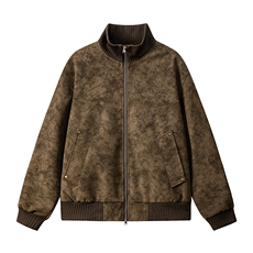 2026春季新款得物品质休闲皮夹克飞行服皮衣男防外套2851-P60，男装夹克，星座1402-3