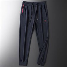 S192202021夏季休闲裤男冰丝空调裤纯色韩版高端透气，男装休闲裤，电商B360