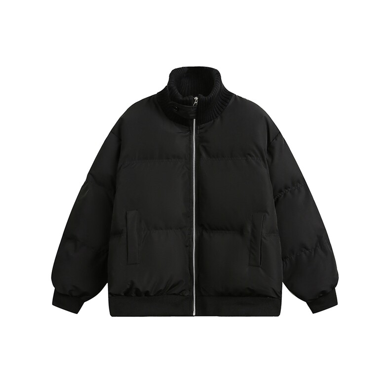 复古基础款拼接棉服-5703-198,男装棉衣,电商S012（CATTEE）