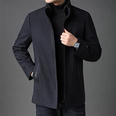 男士羽绒服宽松免烫白鸭绒服2023新款中年秋季外套商务休闲男装，男装羽绒服，电商B212（原钱塘6029）