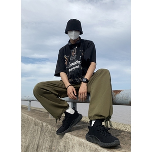 B221 美式ins街头hiphop宽松工装休闲裤子 LK23122-P65 控88图片