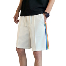 DK88P45652025夏季新款侧面织带男士五分裤短裤男休闲裤，男装牛仔裤，电商B340