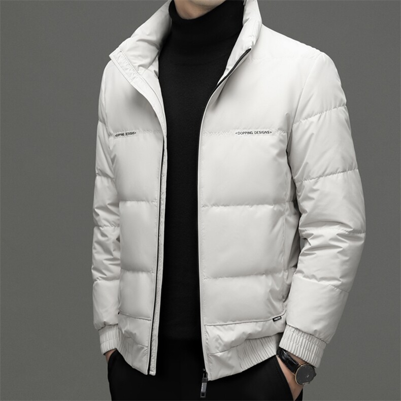 羽绒服男冬季2023年新款加厚保暖中年爸爸冬装上衣男士休闲外套,男装羽绒服,电商B212（原钱塘6029）