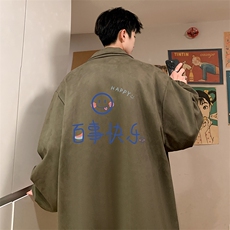 麂皮绒夹克男大码立领褂子外套JK85183-P68加绒款-P78，男装夹克，电商A040