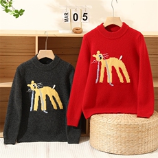 2025时尚百搭通勤简约休闲儿童羊毛衫，童装儿童羊毛衫，宏杨羊绒