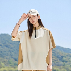美式运动短袖T恤女士夏季2025新款潮流宽松上衣A406T6065特P35，男装T恤，星座309（原A406）
