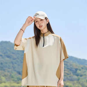 美式运动短袖T恤女士夏季2025新款潮流宽松上衣 A406 T6065 特P35图片