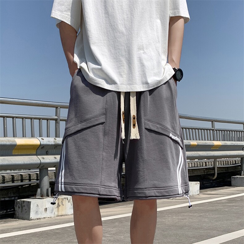 夏季潮牌运动短裤男宽松五分裤A350P40控58,男装休闲裤,电商A309