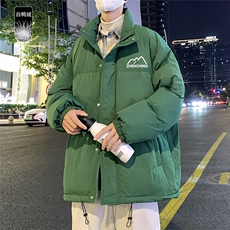 夜景时尚字母印花面包服50白鸭绒羽绒服A247-YR6185P195控258，男装羽绒服，电商A247