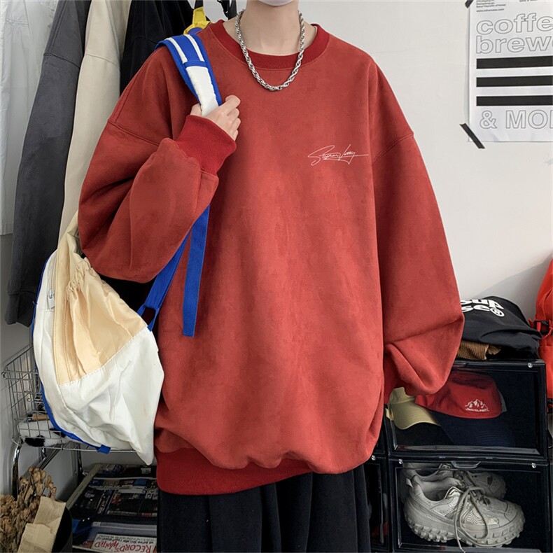 特p32高品质360G麂皮绒圆领卫衣JW24621,男装卫衣,电商B370
