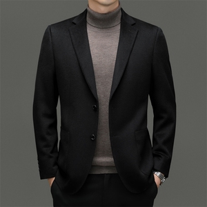 CK6667钱塘2020-2商务休闲百搭冬季厚款中年男士毛呢外套P350图片