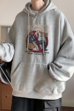 ！连帽圆领卫衣男装港风帽衫男LM154-P35，男装卫衣，电商B367