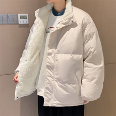！2023秋冬新款男士加绒加厚棉服立领潮流棉衣外套MY100特P75，男装棉衣，电商B220