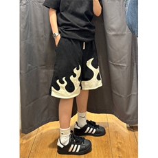 刺绣休闲短裤男女高街运动休闲宽松小众百搭五分裤潮牌GK166-p29，男装牛仔裤，星座1008