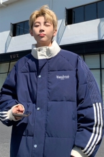！2025秋冬新款男士撞色潮牌棉衣加厚保暖棉服外套MY210特P80，男装棉衣，电商B220