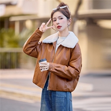 2025年冬季时尚休闲保暖优雅pu羽绒服，女装羽绒服，依恋蒂丝