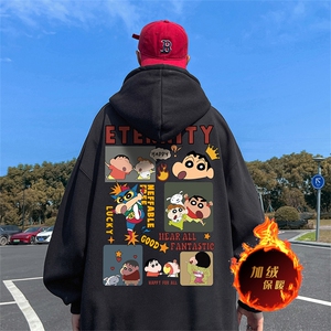 数据500克重磅秋冬美式加绒加厚卫衣外套Y131常规特P35绒P40图片