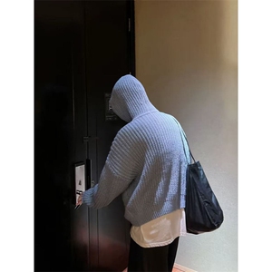 预售款 已下单~重磅连帽针织开衫男女同款毛衣外套~MY2592批80图片