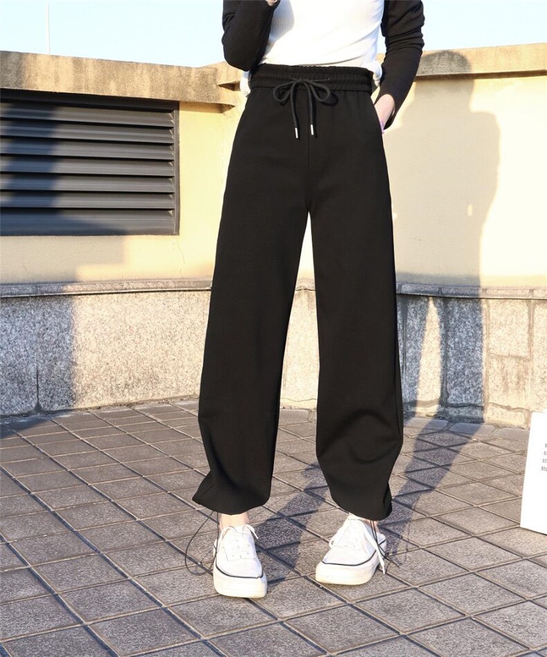 春款新款卫裤，女装休闲裤，九今