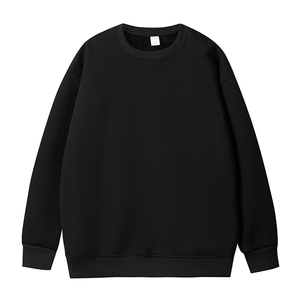 抖音得物高品质二开支持退换 25秋冬美式宽松曼巴纯色圆领卫衣Y77图片