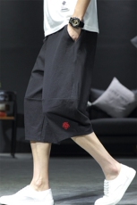 大货风棉麻七分裤男夏季灯笼裤阔腿裤控696025-k901-p45，男装休闲裤，星座311A