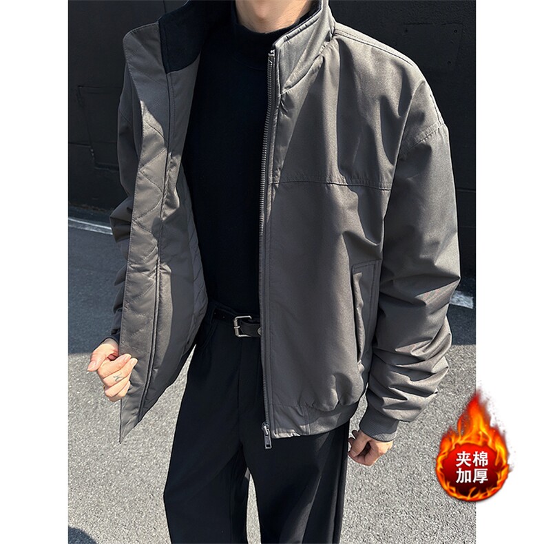 现货5万夹克棉服立领飞行教练夹棉加厚棉衣男5D4084-TP48不,男装夹克,电商A102