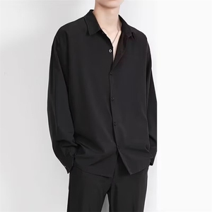 [006]休闲长袖衬衣免烫宽松雪纺垂坠感衬衫男A079-CS2045-P26图片