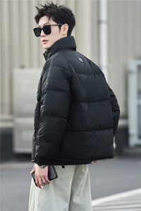 M-3XL B353 9921 P205 黑PU2025冬羽绒服【标50控活动价298】图片
