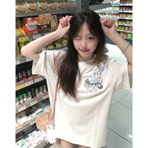 万针全刺绣解构设计260克重磅双纱纯棉高品质美式高街短袖T恤特35图片