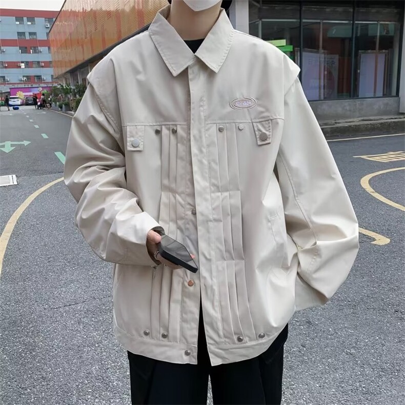 夹克男韩版潮流痞子帅气高街2023秋冬季新款ins宽松外套W5301-P71,男装夹克,星座412-3