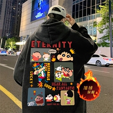 直播品质500克重磅美式做旧水洗卫衣SL1525-常规特P55加绒特P65，男装卫衣，电商A486