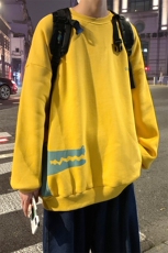 S6082-P35春季圆领卫衣男大码韩版宽松长袖外套男，男装卫衣，电商A040
