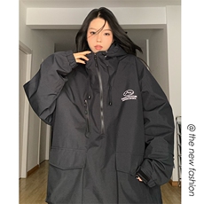 冬季印花防水保暖大口袋中性连帽滑雪服加棉加厚棉服外套M33-P145，男装棉衣，电商A001