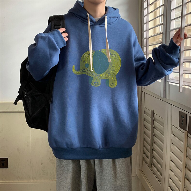 连帽卫衣男大码胖子帽衫大号运动服WY2441-P35,男装卫衣,电商A040