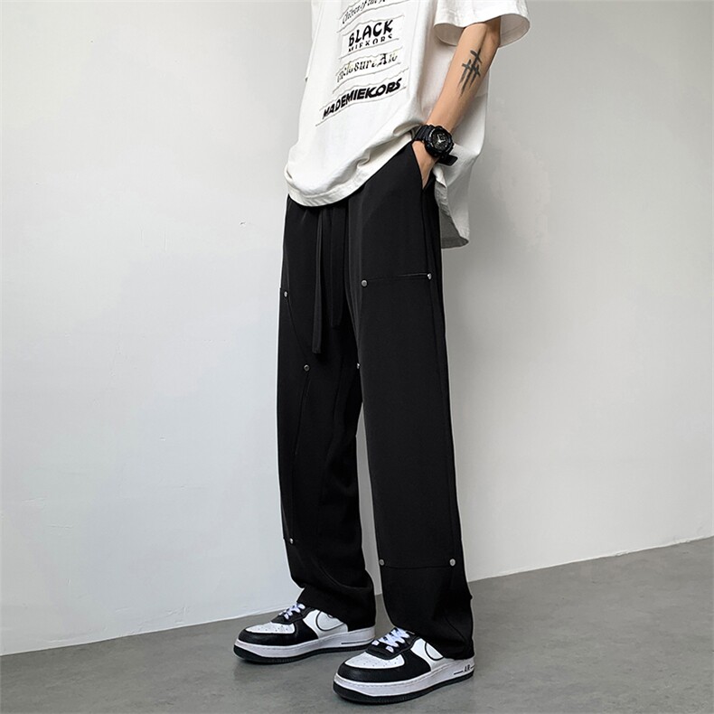 抖音推荐SC8005TP60控88夏季新款青少年休闲潮流直筒伐木裤,男装休闲裤,电商A102-1